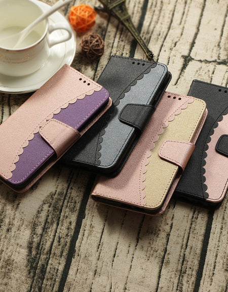 Case Card Holder Leather Protective Armor Cover for Iphone 7, 7plus