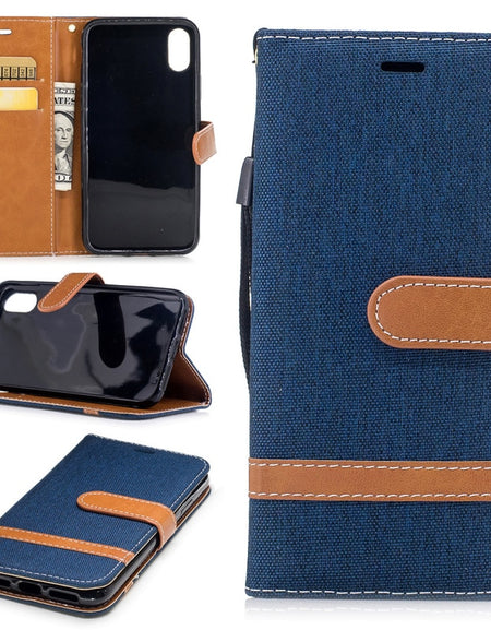 Card Holder Leather Protective Armor Case for iphone 8 case cover