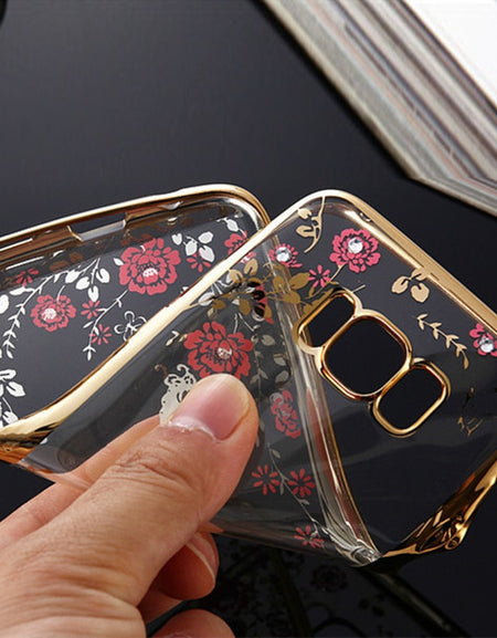 Silicon Luxury Housing Casing Glitter For Samsung Galaxy S3 S4 S5 S6 S7