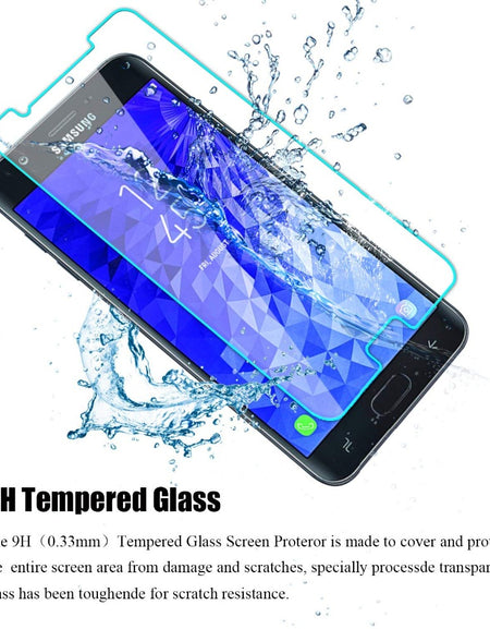 Screen Protector For Samsung Galaxy J7 Tempered Glass Premium 9H HD