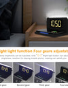Fast Wireless Charger 3 In 1 Multi-function Alarm Clock/ Night Light Mobile Phone
