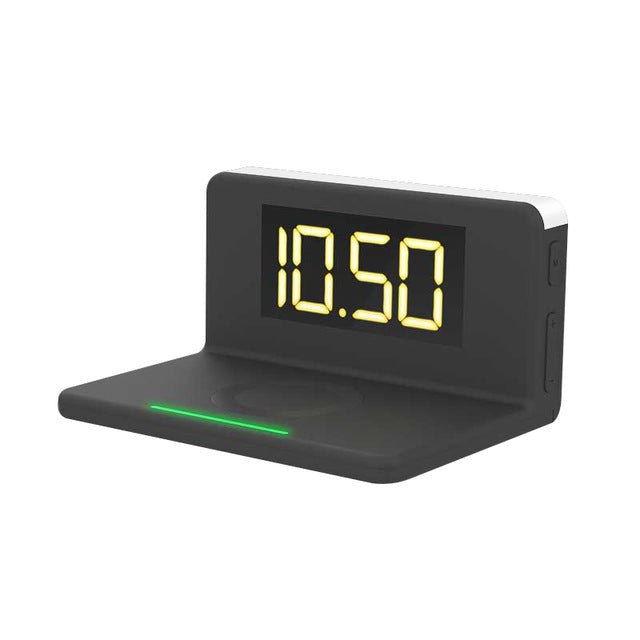 Fast Wireless Charger 3 In 1 Multi-function Alarm Clock/ Night Light Mobile Phone
