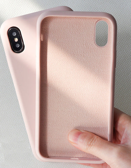 Cute Color Silicone Phone Case For iPhone 6 6s 7 8 Plus