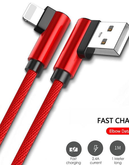 2M Micro USB Cable Fast Charger Braided Data Cable