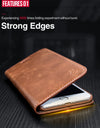 Luxury Stand Leather Case For Samsung Galaxy S9 Plus S7 Edge S8 Note 9