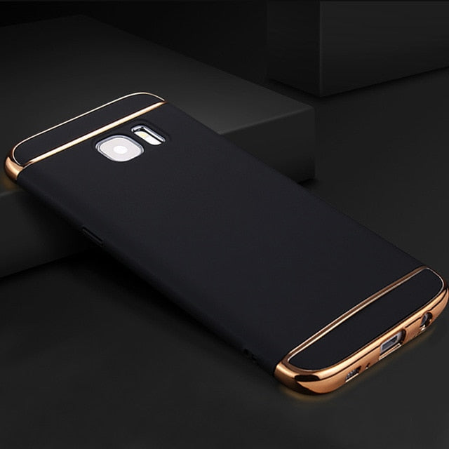 Luxury Shockproof Hard Plastic Back Cover Case for Samsung Galaxy S6 S7