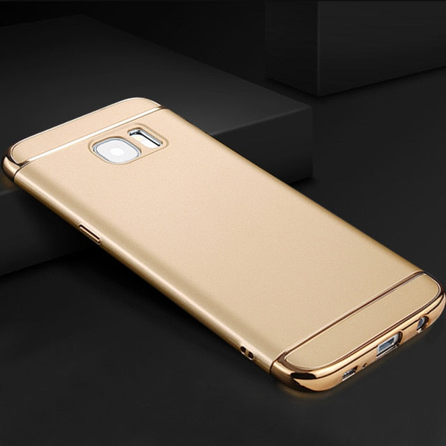 Luxury Shockproof Hard Plastic Back Cover Case for Samsung Galaxy S6 S7