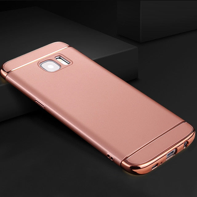 Luxury Shockproof Hard Plastic Back Cover Case for Samsung Galaxy S6 S7