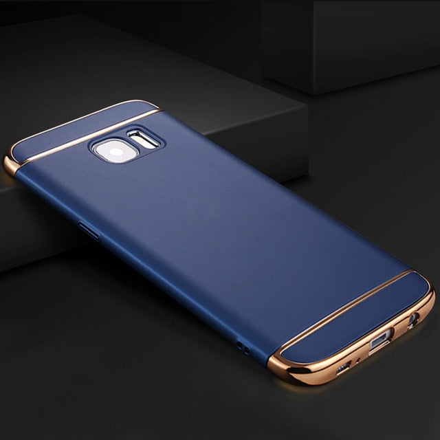 Luxury Shockproof Hard Plastic Back Cover Case for Samsung Galaxy S6 S7