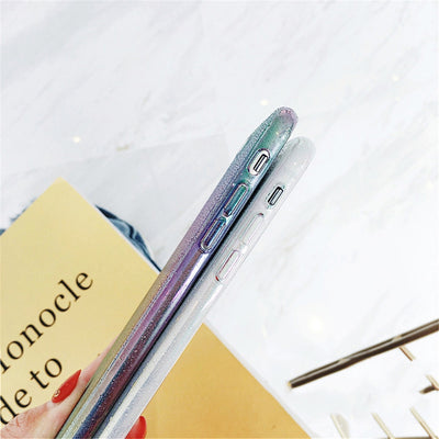 Water Drop Cover Colorful Gradient Phone Case For iPhone X XR XS Max 8 7 6 6s Plus