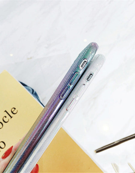 Water Drop Cover Colorful Gradient Phone Case For iPhone X XR XS Max 8 7 6 6s Plus