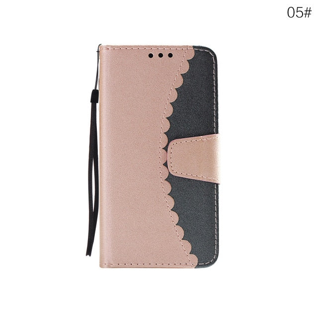 Case Card Holder Leather Protective Armor Cover for Iphone 7, 7plus