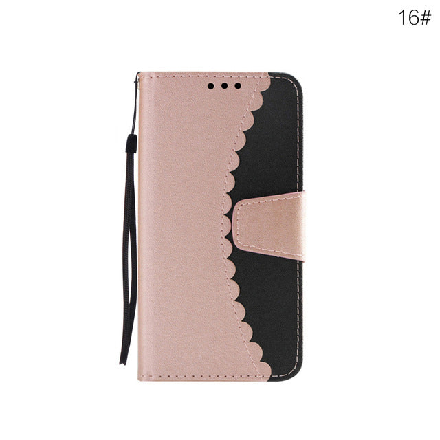 Case Card Holder Leather Protective Armor Cover for Iphone 7, 7plus