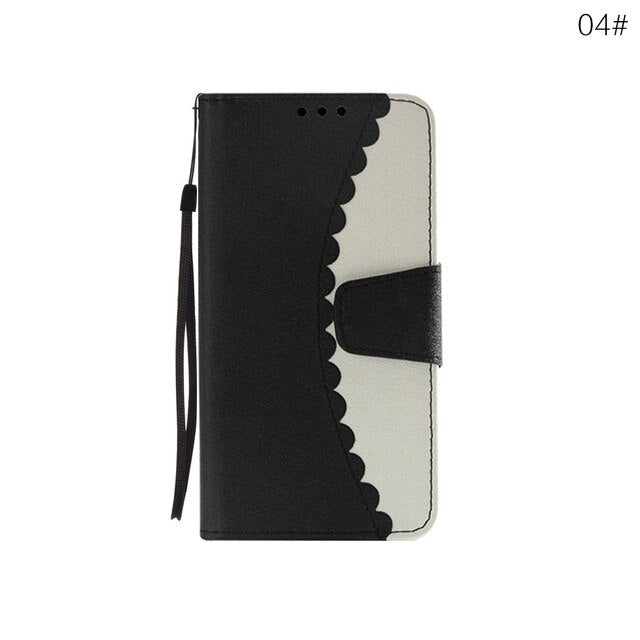 Case Card Holder Leather Protective Armor Cover for Iphone 7, 7plus