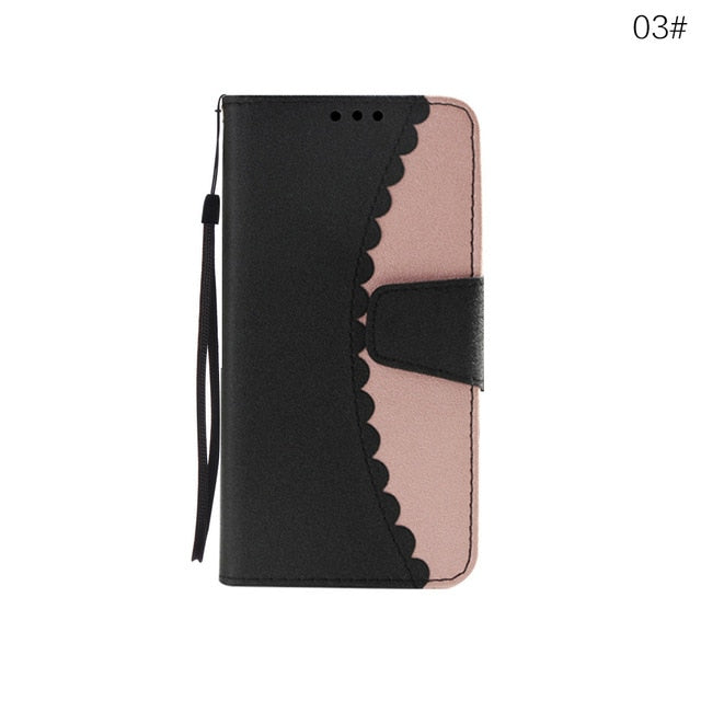 Case Card Holder Leather Protective Armor Cover for Iphone 7, 7plus