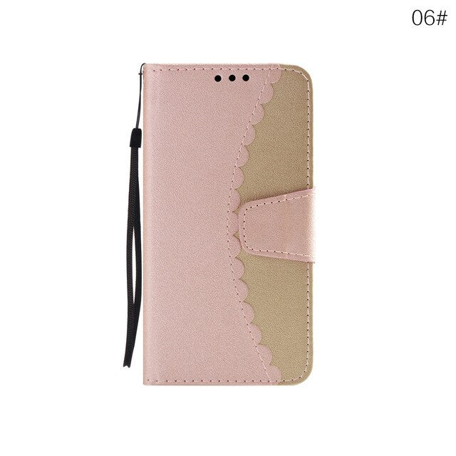 Case Card Holder Leather Protective Armor Cover for Iphone 7, 7plus