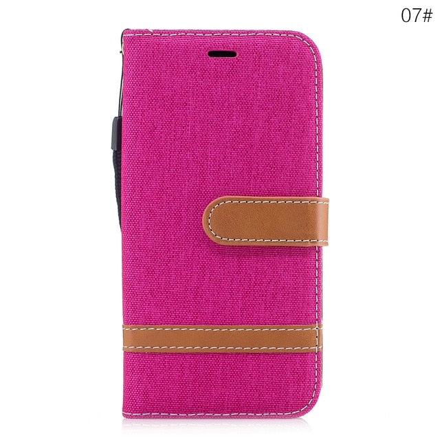 Card Holder Leather Protective Armor Case for iphone 8 case cover