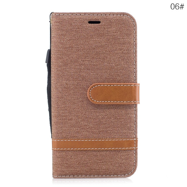 Card Holder Leather Protective Armor Case for iphone 8 case cover