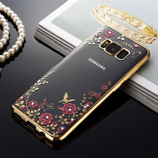 Silicon Luxury Housing Casing Glitter For Samsung Galaxy S3 S4 S5 S6 S7