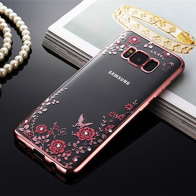 Silicon Luxury Housing Casing Glitter For Samsung Galaxy S3 S4 S5 S6 S7
