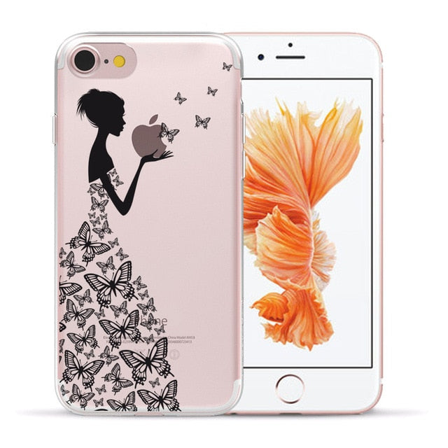 Butterfly Tinker Bell Silicone Case For iPhone 5 5S