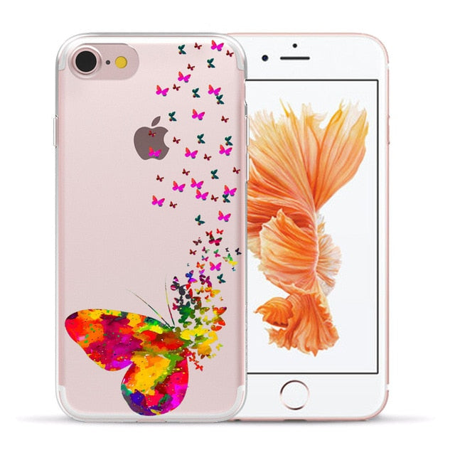 Butterfly Tinker Bell Silicone Case For iPhone 5 5S