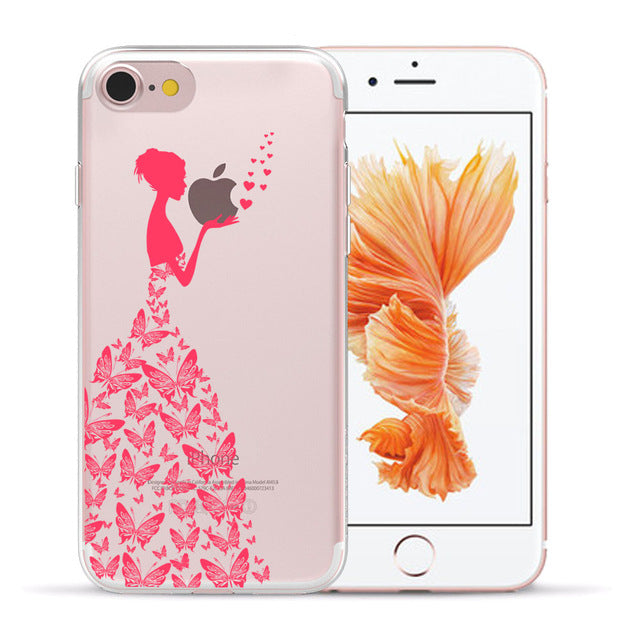 Butterfly Tinker Bell Silicone Case For iPhone 5 5S