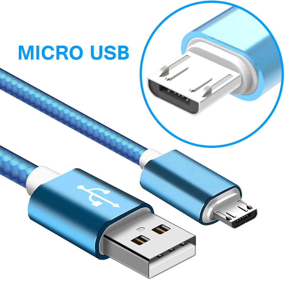 USB Micro Cable Android Mobile Phone Data Sync