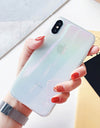 Water Drop Cover Colorful Gradient Phone Case For iPhone X XR XS Max 8 7 6 6s Plus