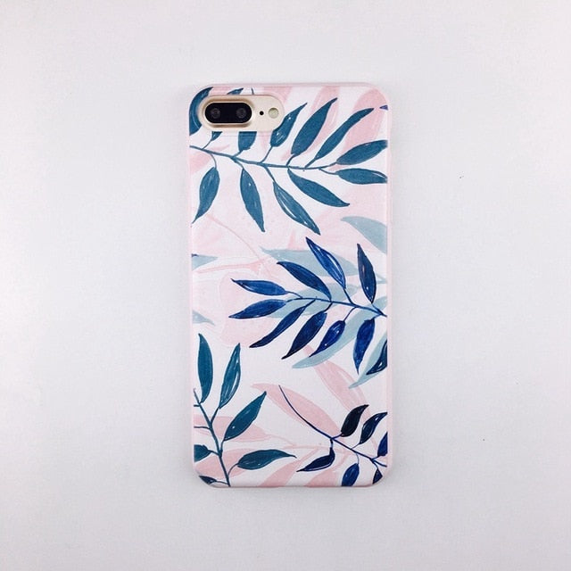 Rubber Silicon Candy Color Print Phone Case for iPhone X 6 6s 7 8 Plus