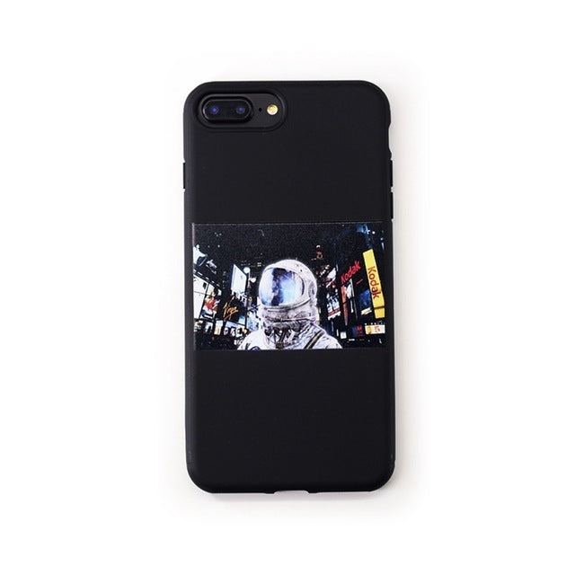 Rubber Silicon Candy Color Print Phone Case for iPhone X 6 6s 7 8 Plus