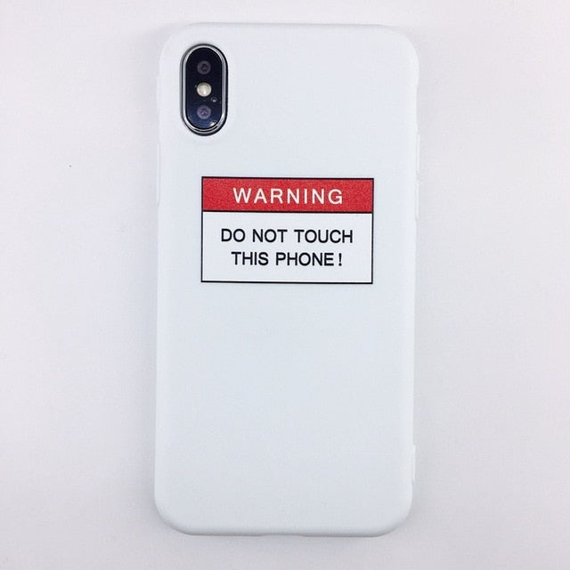 Rubber Silicon Candy Color Print Phone Case for iPhone X 6 6s 7 8 Plus