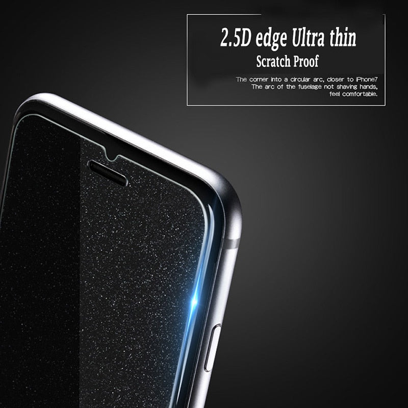 Tempered Glass Glitter Shiny Screen Protector For iPhone 7 6 6s 5