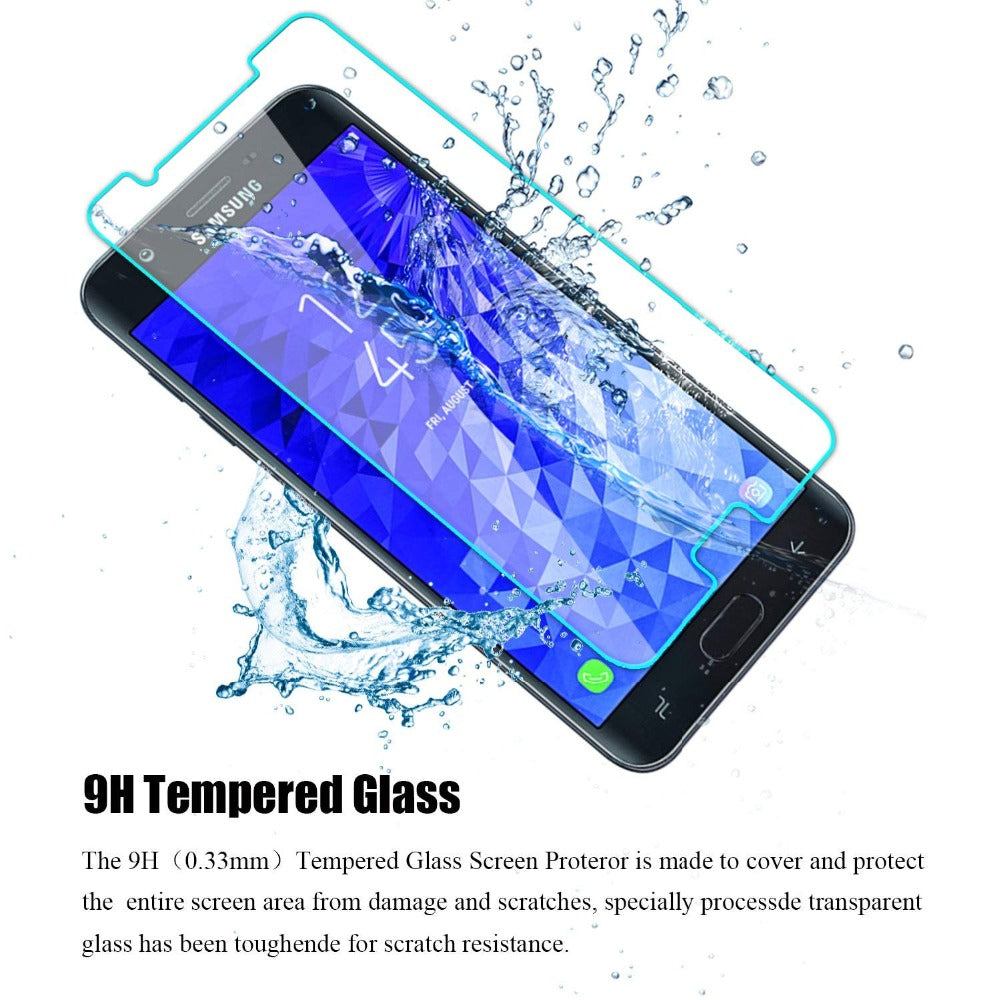 Screen Protector For Samsung Galaxy J7 Tempered Glass Premium 9H HD