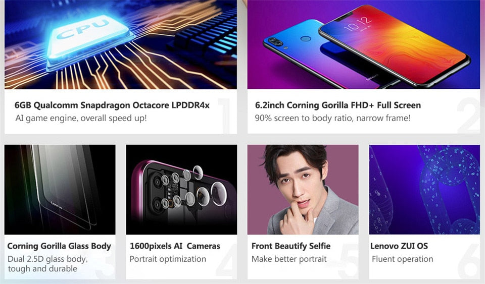 Lenovo Z5 6GB RAM 128GB ROM