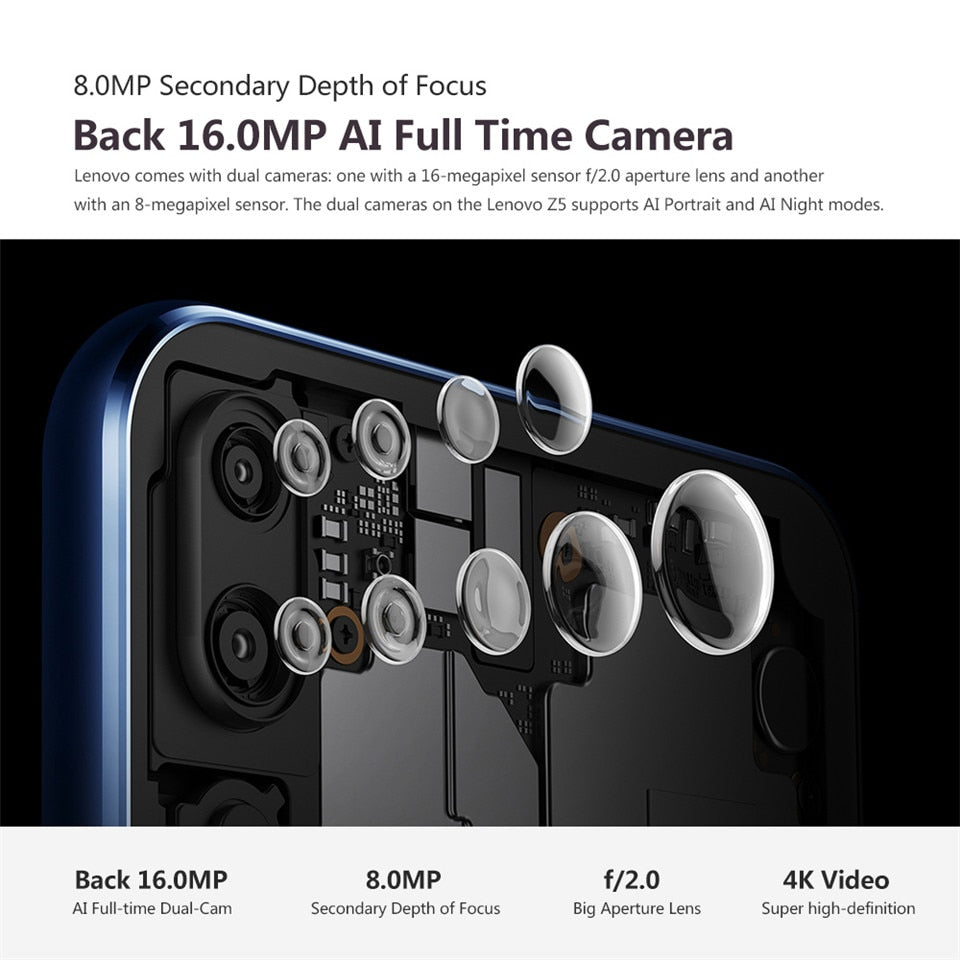 Lenovo Z5 6GB RAM 128GB ROM