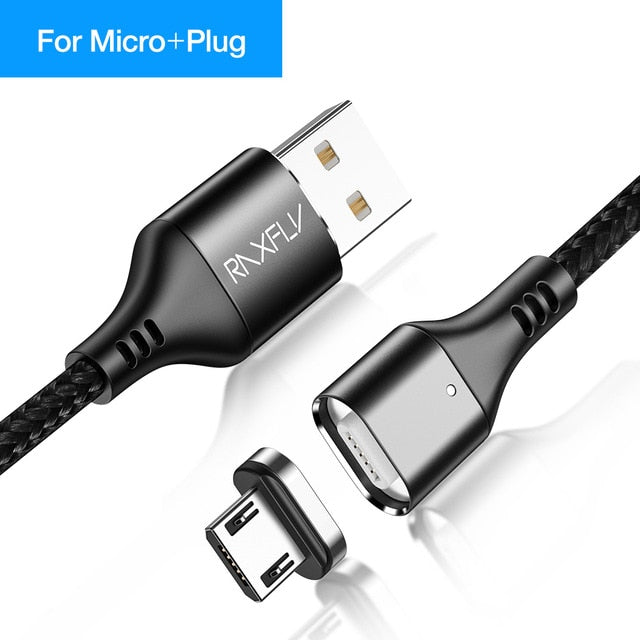 Magnetic USB Charging Cable 3A Fast Micro USB Type-C