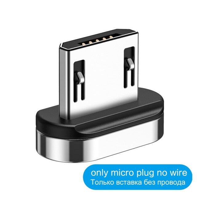 Magnetic USB Charging Cable 3A Fast Micro USB Type-C