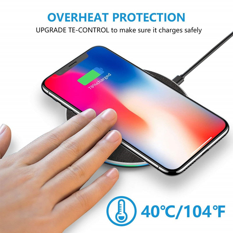 Fast Qi Wireless Charging Pad For Phone