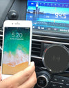 Wireless Car Charger Magnetic Mount Holder For Samsung S9 iPhone XS MAX