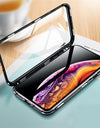 Case Double Sided Glass Magnet For iPhone XS MAX X XR 8 7 Plus