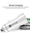 Fast Charge Car Charger Born Multi-function Dual Port Mini  for Xiaomi Huawei Samsung