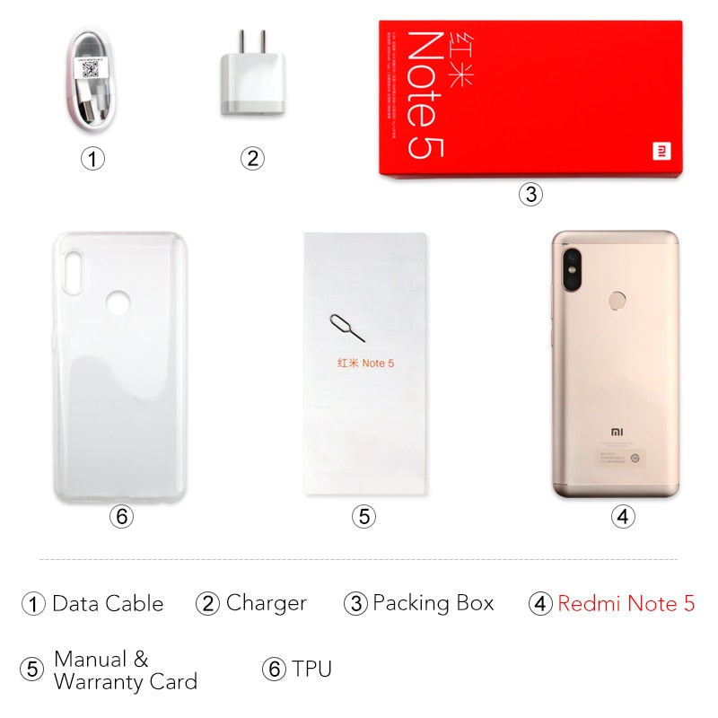 Xiaomi Redmi Note 5 64GB ROM 4GB RAM