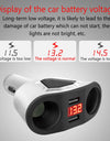 Car Charger High Quality Dual USB Charger Lighter Socket Splitter Adapter