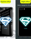 Luxury Luminous Tempered Glass Cases For iPhone XS MAX XR