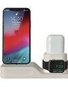 Dock Charger 4 in 1 for Iphone X XR XS MAX Silicone Docking Station for Apple Watch