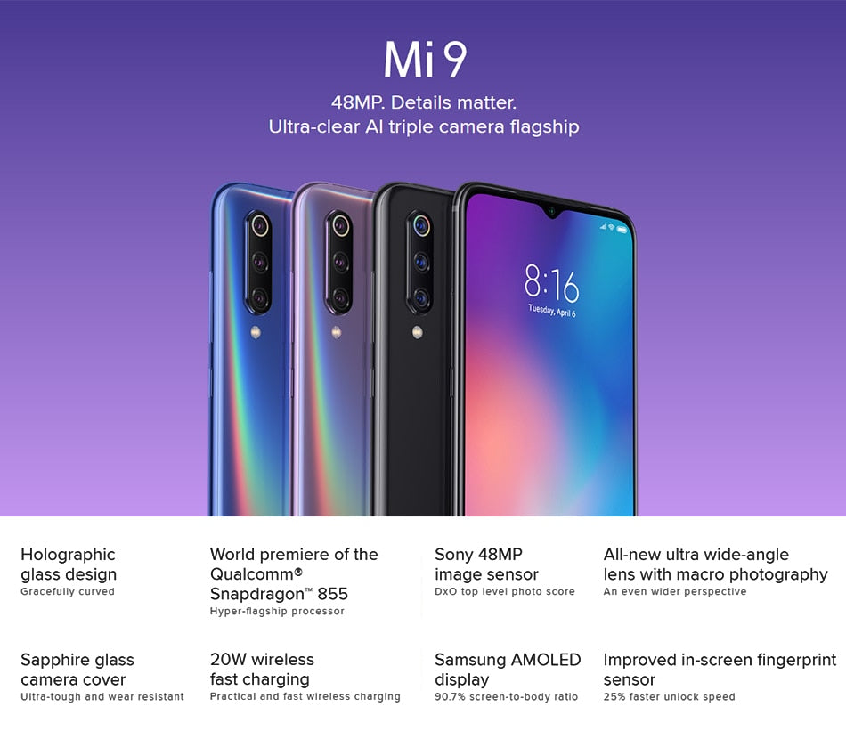 Xiaomi Mi 9 6GB RAM 64GB ROM