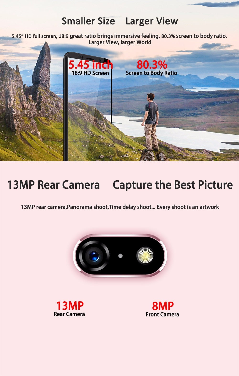 Lenovo A5 Smartphone MTK6739 Quad Core 3GB RAM 16GB ROM