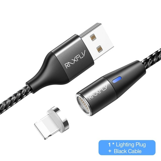 Magnetic Charger Data Micro USB Type-C Cable Magnet Lighting