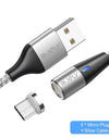 Magnetic Charger Data Micro USB Type-C Cable Magnet Lighting